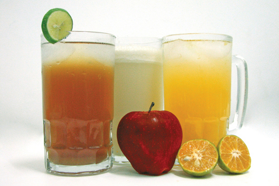 Fruits and vegetables juices