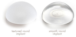 Texured-and-smooth-implant