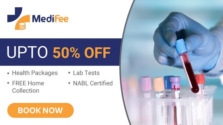 Upto 50% off on Health Packages, Lab Tests, Free Home Collection. Book Now.