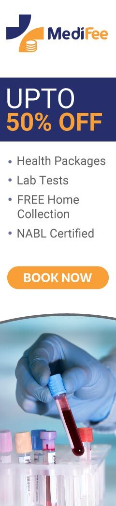 Upto 50% off on Health Packages, Lab Tests, Free Home Collection. Book Now.