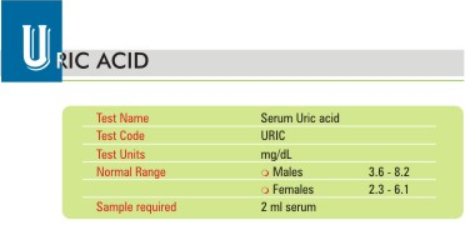acid uric blood test ACID BLOOD 79 S.URIC TEST